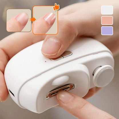 🔥Limited Time Promotion 50% OFF🔥3 in 1 Automatic Electric Nail Clipper with Polishing【Safe and convenient】