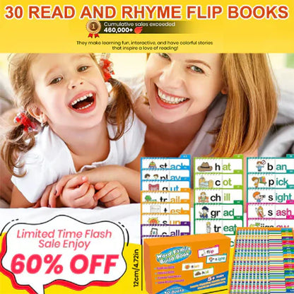 🔥Limited Time Promotion 50% OFF📚30 Read and Rhyme Flip Books🎁