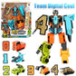 Transforming Number Deformation Robot Toy For Kids