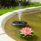 🔥Last day of the limited-time 50% off sale!🎁Solar Fountain, Solar Powered Bird Bath Fountain Pump with 4 Nozzles 1.4W Solar Panel Kit Water Pump, Outdoor Watering Submersible Pump for Pond, Pool, Garden, Fish Tank