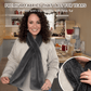 🔥Christmas Limited-Time Offer: 50% OFF!!!🧣Ultra-Soft Faux Fur Pull-Through Scarf with Secret Zipper Pocket
