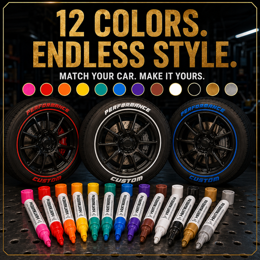 🔥Limited Time Promotion 50% OFF🔥Oil-Based Waterproof Tire Marker Pen（Single-color 5-pack）