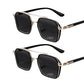 Double Beam Slim Retro PC Frame Optical Sunglasses