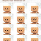 🔥2026 New Arrivals: 60% Off for a Limited Time!🔥Charming Little Swaying Wooden Figure & 12PCS Magnetic Expressions