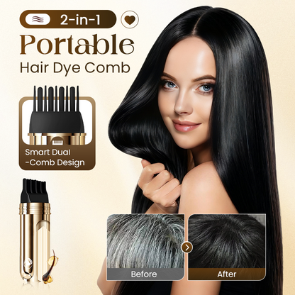 ✨Buy 1 Get 1 Free✨2-in-1 Convenient Hair Dye Comb For Gray Hair