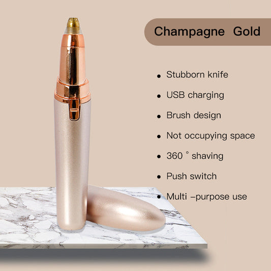 💖 LAST DAY 50% OFF! ✨ Electric Eyebrow Trimmer - Painless Hair Removal with 2 Speed Settings & LED Display for Precise Shaping 🌸🔧