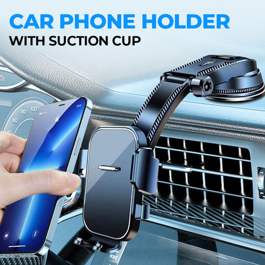 🔥Hot Sale ⏳Multifunctional Suction Cup Car Phone Holder
