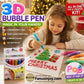 💥LAST DAY BUY 1 GET 1 FREE!!🎁🔮Magic Pen – Draw 3D with one stroke!🎄 DIY Bubble Popcorn Drawing Pens& Buy 3 Pay 2 🔥