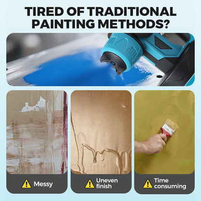 🛠️ 60% OFF NOW! 🎨 Cordless Electric Paint Sprayer – HVLP Tech, Even Coating & Perfect for DIY & Gifts 🎁