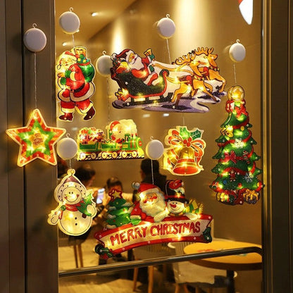 🎄Christmas Window Hanging Lights🎁