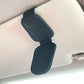 🕶️Magnetic Leather Sunglasses Holder🕶️ – Sun Visor Clip with Multi-Function Storage – Ideal for Glasses, Pens & Cards ⚡