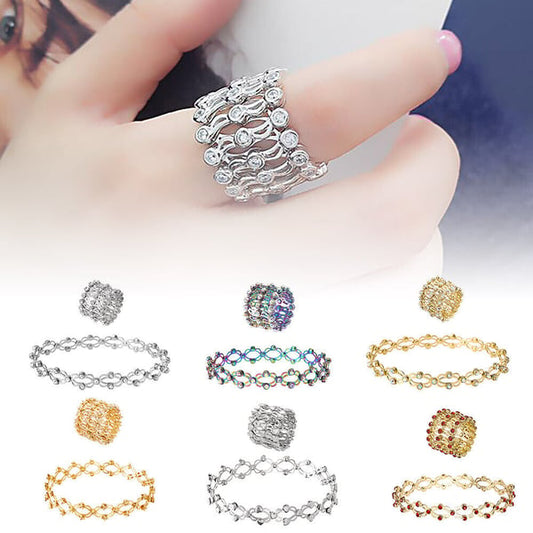 🔥Buy 1 Get 1 Free💍(2PCS)🔥Magic 2-in-1 Folding Retractable Ring Bracelet