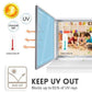 💎 50% OFF! 💎 Window Peeping Proof Sticker – One-Way Vision, UV Blocking & Shatter-Resistant Privacy Film (30/40 cm) 🏠🛡️