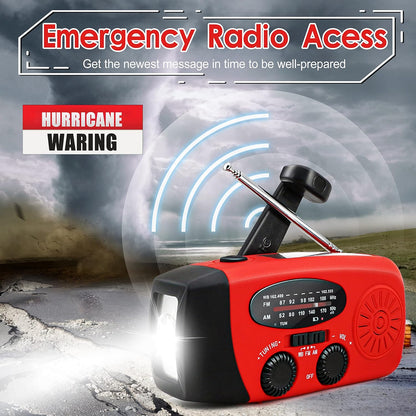 🔥2026 New Arrivals: 50% Off for a Limited Time!🔥Multifunction Portable Solar Powered Emergency Radio