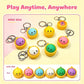 🔥 LAST DAY 49% OFF🔥 Cute Dumpling Pressable Fidget Keychain - touch sensing light