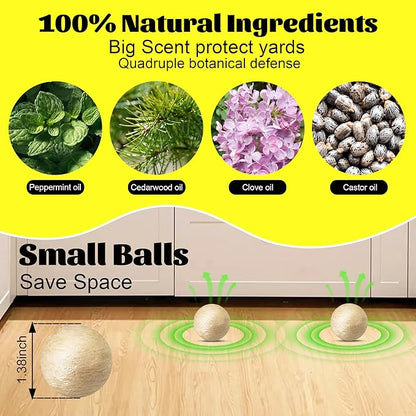 Atindirey mouse and rat repellent pellets – protection for indoor and outdoor use and car engines. Long-lasting formula with peppermint oil, safe for pets and children, effective mouse repellent for 30–60 days.