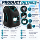 Portable, Inflatable, Ergonomic Travel Pillow – 360° Neck Support & 45° Perfect Angle for Travel 💤