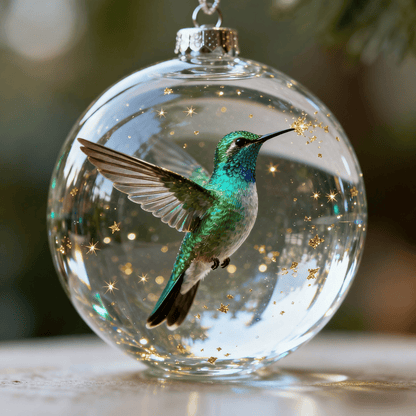 🔥LAST DAY 50% OFF🐦Nature's Birds Crystal Glass Ornament Gift Set
