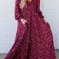 🌺60% OFF NOW! ✨ Women’s Floral Rayon Smocked-Waist Lined Maxi Dress – Flattering Fit, Lightweight Fabric & Elegant Boho Style 💃