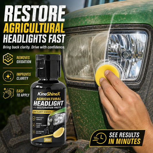 🚗Hot sale -50% OFF🚗 Agricultural Machinery Headlight Restoration Paste—Removes Yellowing and Fog, Polishes and Repairs Headlights