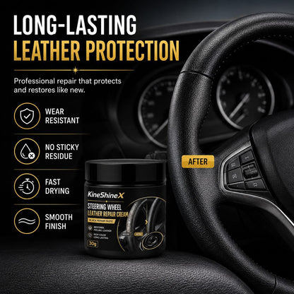 🔥Last day of the limited-time 50% off sale!🔥Leather Repair Cream for Steering Wheels