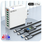 📢📢50%  OFF !! ⏰8-Port USB Fast Charging Mobile Phone Charger