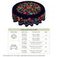 🔥Hot Sale🔥Mexican Floral Tablecloth With Scalloped Edge🌸
