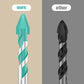 High-Strength Eccentric Twist Drill Bit Set