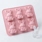🔥Limited Time Promotion 50% OFF🐰 Mini Highland Cow/Rabbit Ice Cube Mold – Cute 3D Ice for Drinks, Parties & Gifts