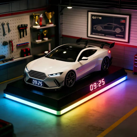 📢📢 60% OFF!!🎅【🎁The Best Christmas Gift🎁】🎄 Hypercar Alarm Clock –🏎️ Realistic Sound & Light Effects