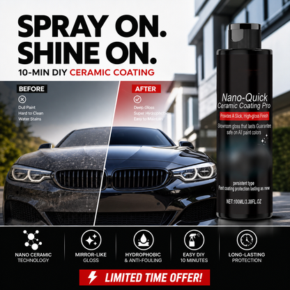 💥Buy 3 get 2 free!🚗Give your car a fresh new lookQuick-Effect High-Gloss Car Detailing Spray