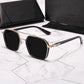 Double Beam Slim Retro PC Frame Optical Sunglasses
