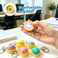 🔥 LAST DAY 49% OFF🔥 Cute Dumpling Pressable Fidget Keychain - touch sensing light