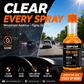 Glass Cleaner Powerful Stain Remover, Oil Film Remover, Insect Glue Remover, Anti-Freeze, Hydrophobic Glass Cleaner for Cars