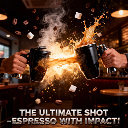 🔥Christmas Limited-Time Offer: 50% OFF!!!🔥Novelty Gun Mug with Lid for Office & Home