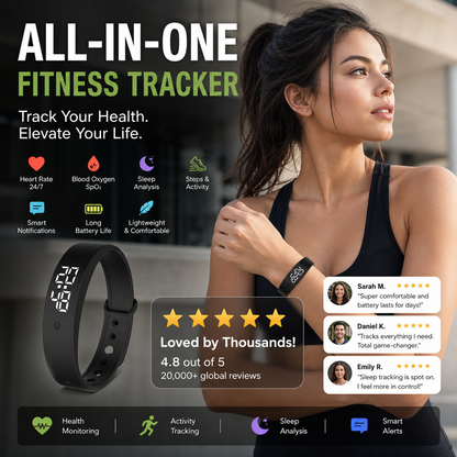 ⌚ 2026 Sale — Over 27100 Sold!✨Smart Sensor Bracelet – All-Day Health Tracking 💓