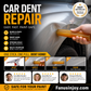 ✨️Buy 2 Get 3 Free! 🛠️Fix car dents effortlessly! 🚗Paintless Dent Repair Glue Stick for Car