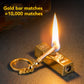 Multifunctional Metal Keychain Gold Bar Match Lighter
