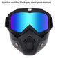 🔥 Special mask for welding and cutting (anti-glare, UV radiation, dust protection)