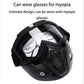 🔥 Special mask for welding and cutting (anti-glare, UV radiation, dust protection)