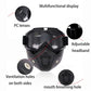 🔥 Special mask for welding and cutting (anti-glare, UV radiation, dust protection)