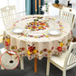 Luxury Waterproof & Oil-Proof Wash-Free Round Tablecloth✨