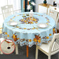Luxury Waterproof & Oil-Proof Wash-Free Round Tablecloth✨