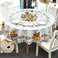 Luxury Waterproof & Oil-Proof Wash-Free Round Tablecloth✨