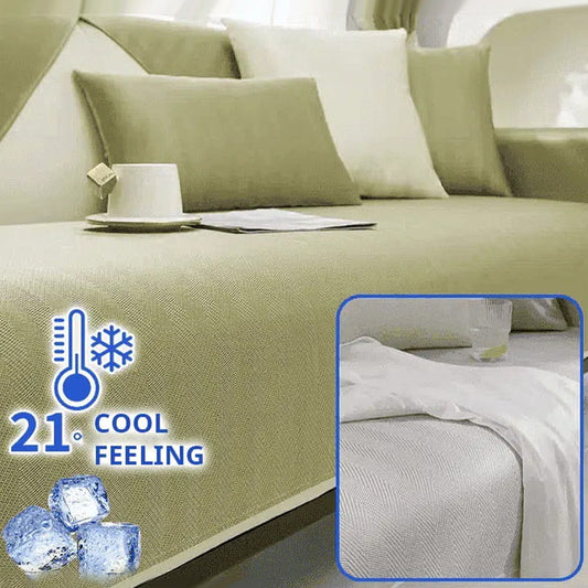 Summer Non-Slip Ice Silk Cooling Sofa Cushion