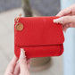 Vintage Solid Color Multi-Layer Mini Wallet