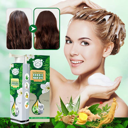 🔥Christmas Limited-Time Offer: 50% OFF!!!🔥Pure Plant Extract Bubble Hair Dye