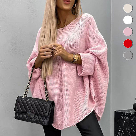 [best gift] Women’s Elegant Knitted Cape Sweater