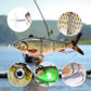 Multi-jointed robotic fishing lure with LED