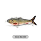 Multi-jointed robotic fishing lure with LED
